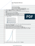 MCQ in Field Effect Transistor Devices