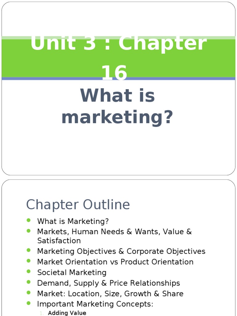 What Is Marketing PDF