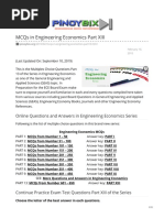 Eng'g Economics Part XIII