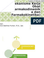 Mekanisme Kerja Obat (Farmakokinetika Dan Farmakodinamika) Rev. 13-02-2020