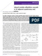 Stoltz Decarboxylative Asymmetric AA To Form Tertiary and Quaternary Stereocentres