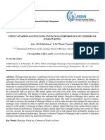 Effect of Mortgage Financing On Financia PDF