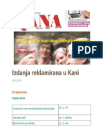 Izdanja Reklamirana U Kani - Kopija