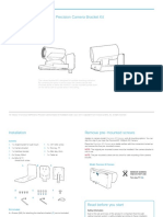 Cisco Telepresence Precision Camera Bracket Installation Guide PDF