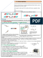 Le Champ Magnetique Resume de Cours