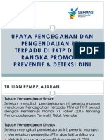 Upaya Pencegahan dan Pengendalian FR PTM