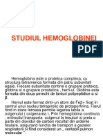 LP Sange 2 - Studiul Hemoglobinei