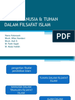 ALAM, MANUSIA & TUHAN F. Islam (Klompok 1)