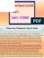 Glaucoma Diagnosis Gap in India