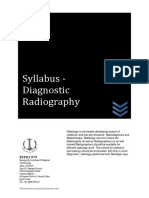 Diagnostic Radiography Syllabus