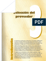 Capitulo 3 Selección Del Proveedor