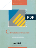 Carreteras Urbanas - Recomendaciones para Su Planteamiento y Proyecto - Resumen (1993)