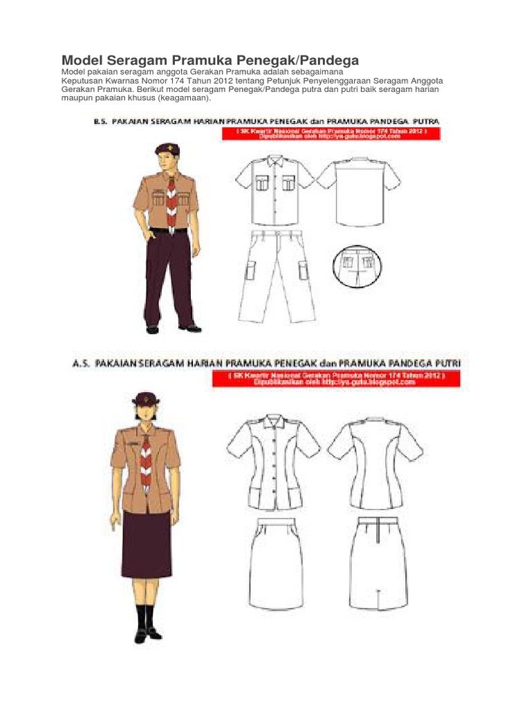 Model Seragam Pramuka Penegak | PDF