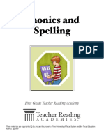 1TRA Phonics and Spelling PDF