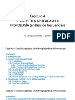 4 1 Hidrología - 4 Estadistica Aplicada A La Hidrología (Analisis de Frecuencias)