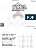 Panel data analysis using stata       with explanations