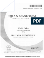 Contoh Soal UN B. Indonesia SMA - MA Progam Studi IPA PDF