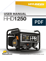 1250-English-Manual Hyundai Generator