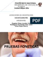 Pruebas Foneticas