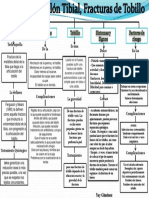 Mapa Conceptual de fracturas de pilón Tibial, Fracturas de Tobillo