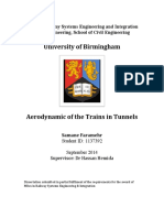 Aerodynamics of Trains in Tunnels - Faramehr-PhD