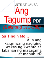 Saknong 373-399 Ang Tagumpay