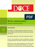 Presentation of Doce