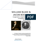 William Blake Jacob Boehme Imagination Experience The Limitations of Reason PDF