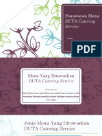 Penawaran Menu DUTA Catering Service