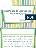 Los Planes de Intervencion PDF