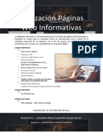 Cotización Páginas Web Informativas