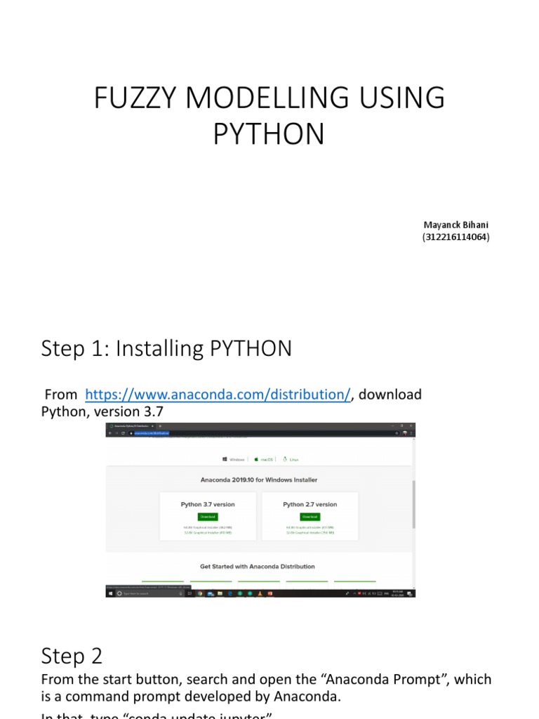 Fuzzy Modelling Using Python | PDF