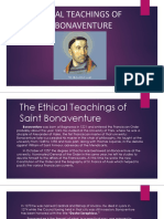 Ethical Teachings of St. Bonaventure