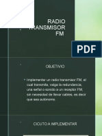 RADIO TRANSMISOR FM Presentación