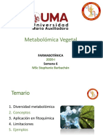 Metabolómica Vegetal