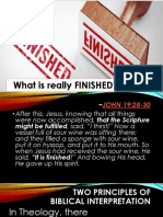 What Is Really FINISHED