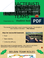 Characteristics of Effective Teams Vladimir