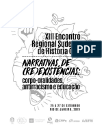 XIII ERSHO Programação