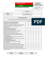 Checklist estructural almacén