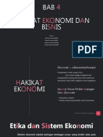 Hakikat Etika Ekonomi Dan Bisnis Kel.4