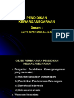 Bahan Kuliah Pendidikan Kewarganegaraan