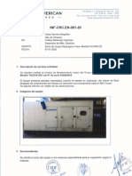 INF-CRC - EN-001-20 - Informe de Envio de Grupo Electrogeno GE-A0021 Marca Volvo