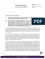 Carta Circular Justicia