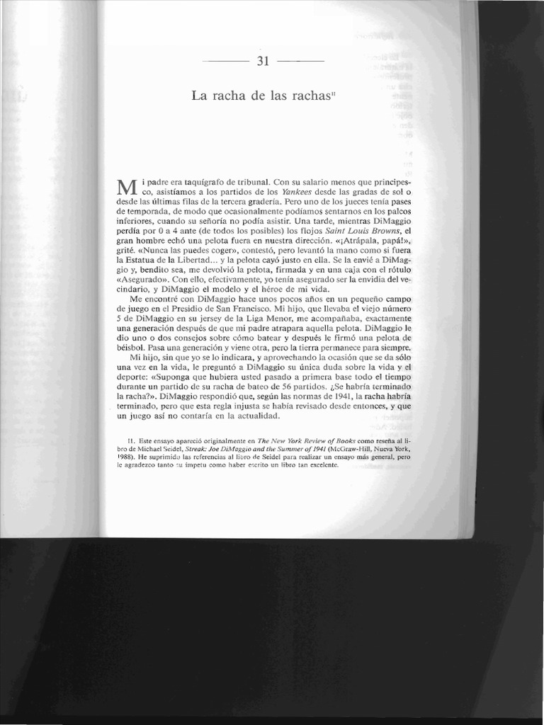 La Racha de Las Rachas PDF | PDF