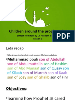 Prophet Muhammad's Care for Children