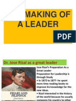 THE RISE OF A LEADER: DR. JOSE RIZAL'S PATH TO LEADERSHIP
