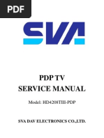 Sva PDP TV Service Manual