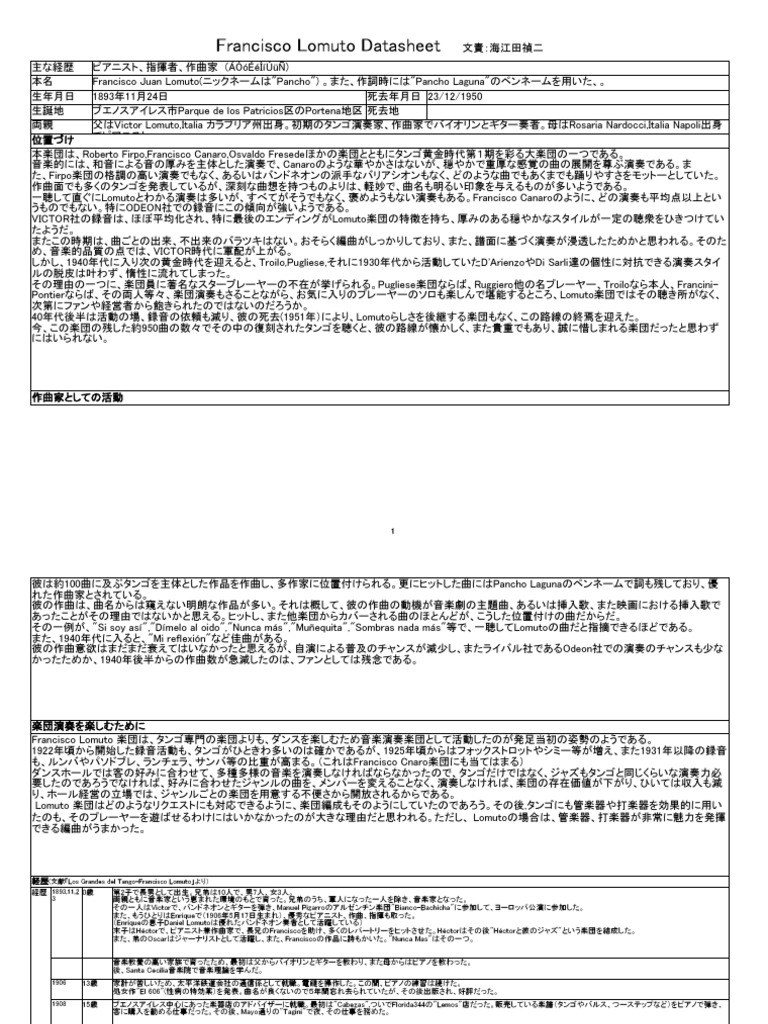 Lomutofrancisco Datasheet 1809