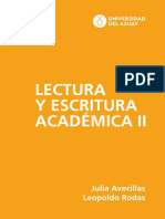  Lectura y Escritura Académica programa de estudio