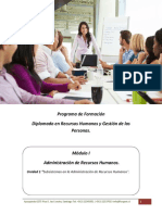 Unidad 1 "Subsistemas en La Administración de Recursos Humanos".